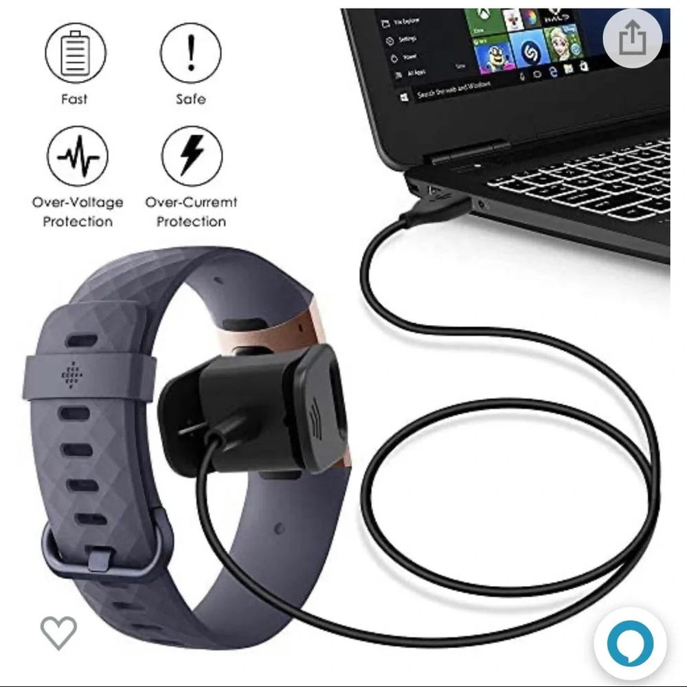 CAVN Fitbit Charge 3. 2 pack of changing cables
